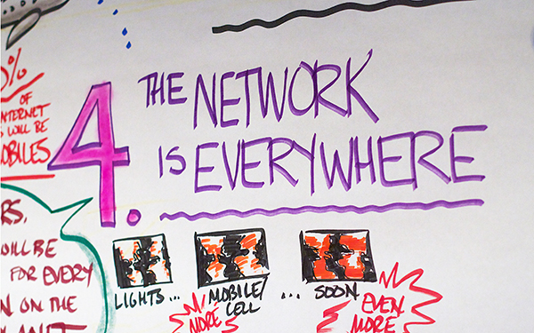 Theme 4 from Larry Johnson Keynote that the Network is Everywhere