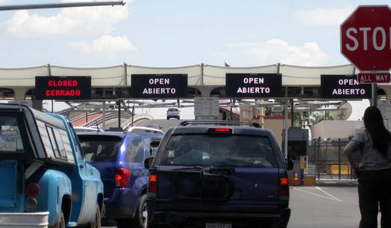 cars at U.S.-Mexico border