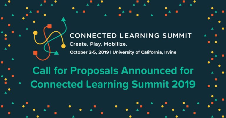 Connected Learning Summit Call for Proposals graphic