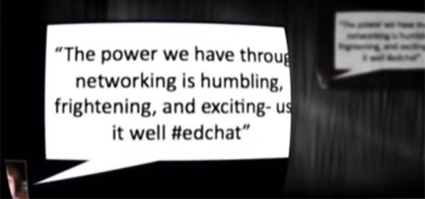 ed chat quote the power of networking responsibility