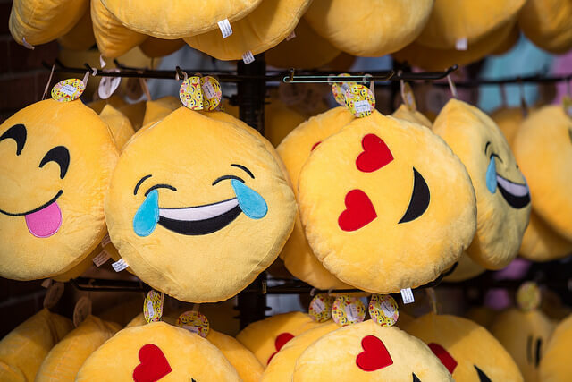 emojis on pillows