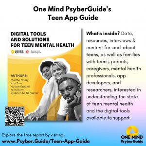 One Mind PsyberGuide's Teen App Guide