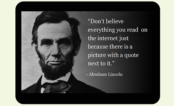 Abraham Lincoln quote graphyic
