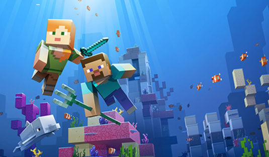 Minecraft Aquatic Game screenshot
