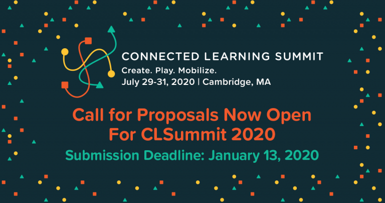 Call for Proposals for Connected Learning Summit 2020