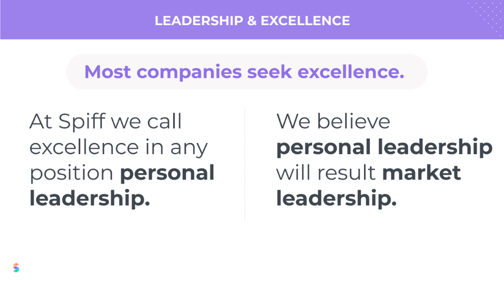 leadership and excellence